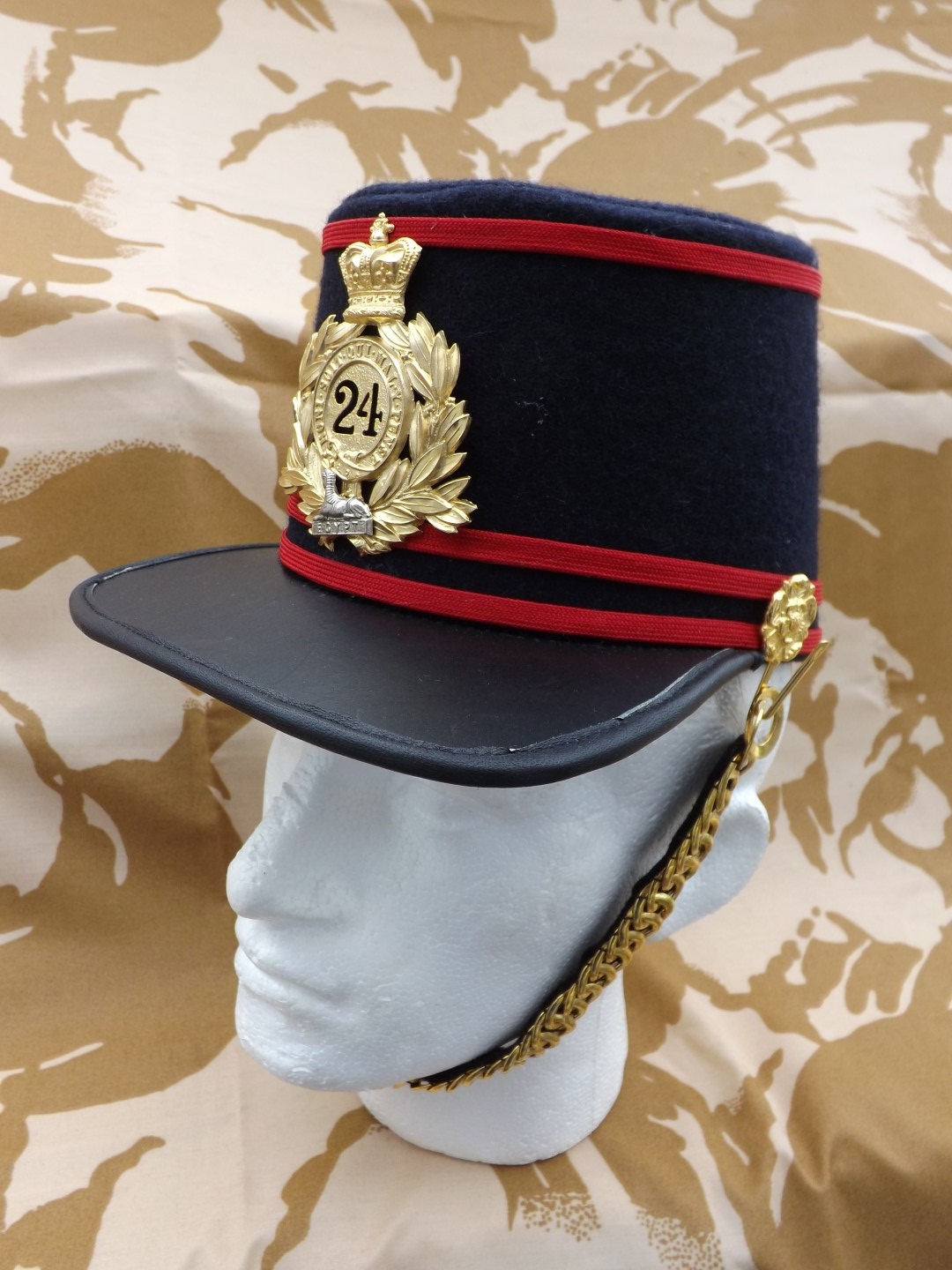 1868 Last Pattern Shako OR 001.JPG